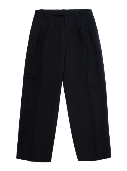Pantaloni Blue Pants with elasticated waist and logo patch on the back in cotton Boy