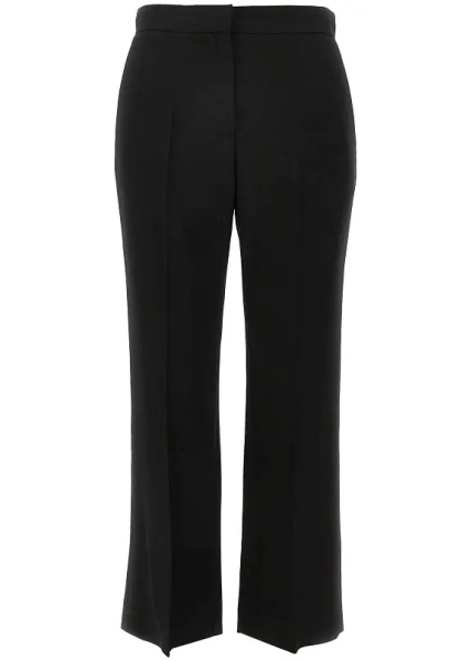 Pantaloni Canvas cropped straight leg pants