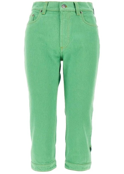 Pantaloni Capri jeans with Medusa logo