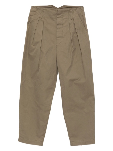 Pantaloni conici Moschino verzi