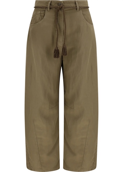 Pantaloni Cupro and linen Pants