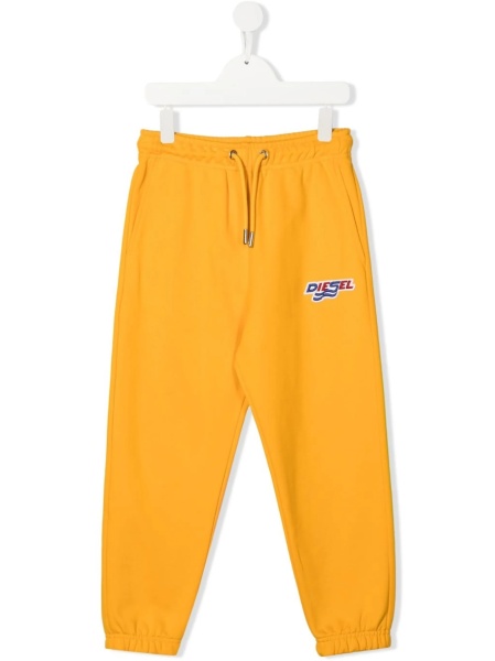 Pantaloni de trening Diesel portocalii