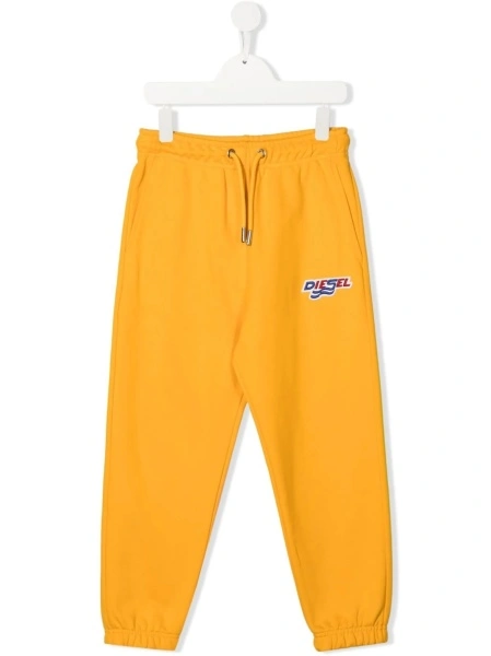 Pantaloni de trening Diesel portocalii