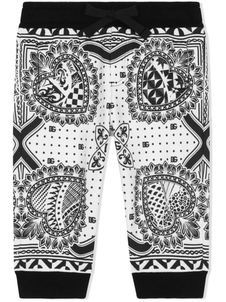 Pantaloni de trening Dolce & Gabbana albi