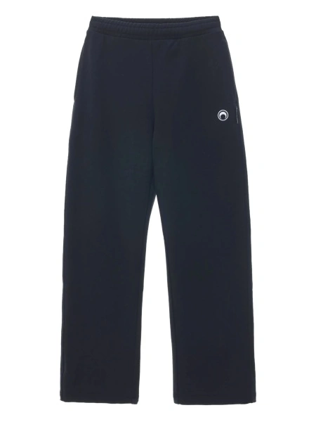 Pantaloni de trening MARINE SERRE negri din bumbac
