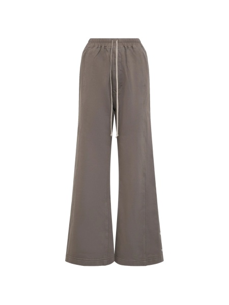 Pantaloni de trening Rick Owens maro din bumbac si polyester