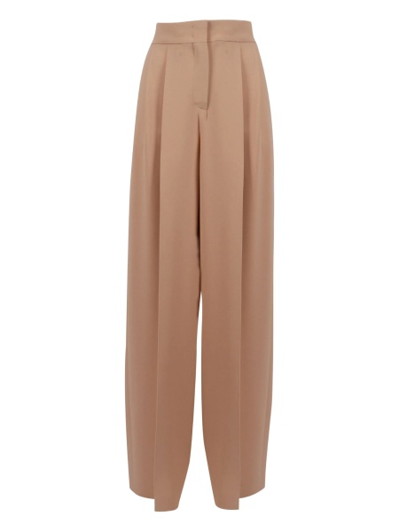 Pantaloni drepti Alberta Ferretti neutri