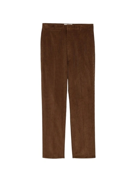 Pantaloni drepti AMI Paris maro