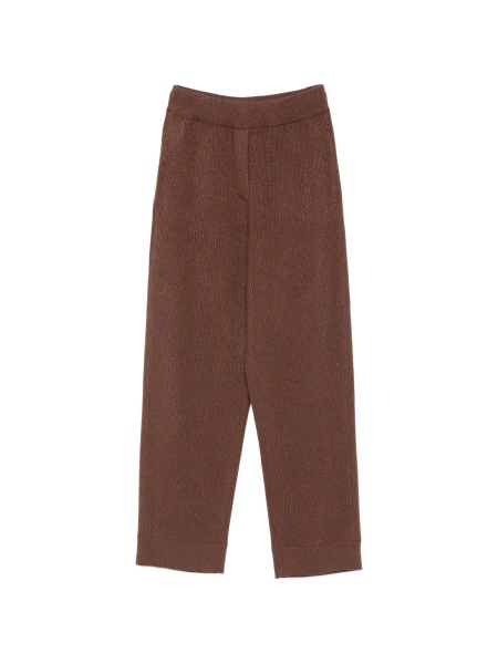 Pantaloni drepti Brunello Cucinelli maro