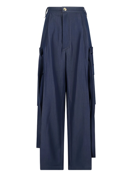 Pantaloni drepti DARKPARK albastri