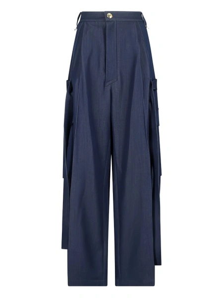 Pantaloni drepti DARKPARK albastri