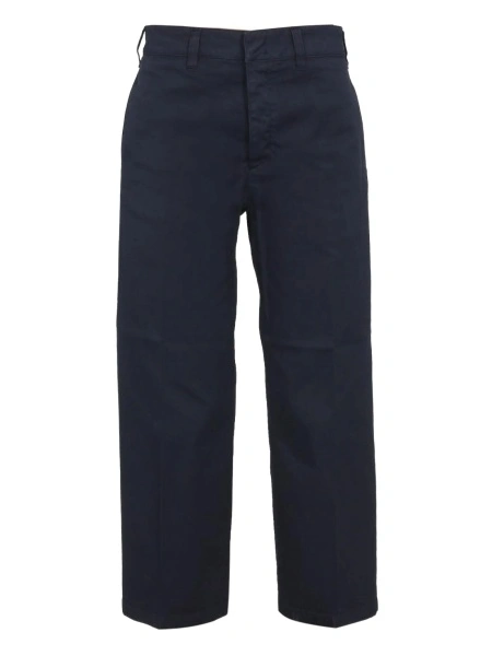 Pantaloni drepti Department Five albastri