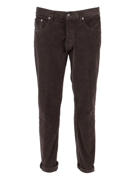 Pantaloni drepti Dondup maro
