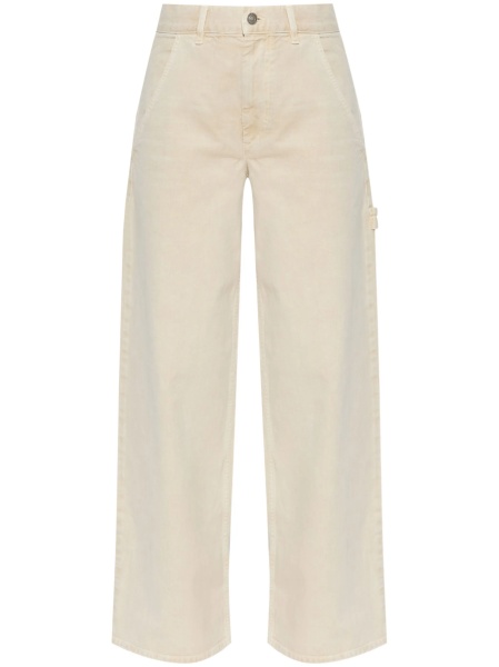 Pantaloni drepti ISABEL MARANT ETOILE neutri