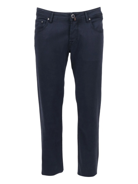 Pantaloni drepti Jacob Cohen albastri