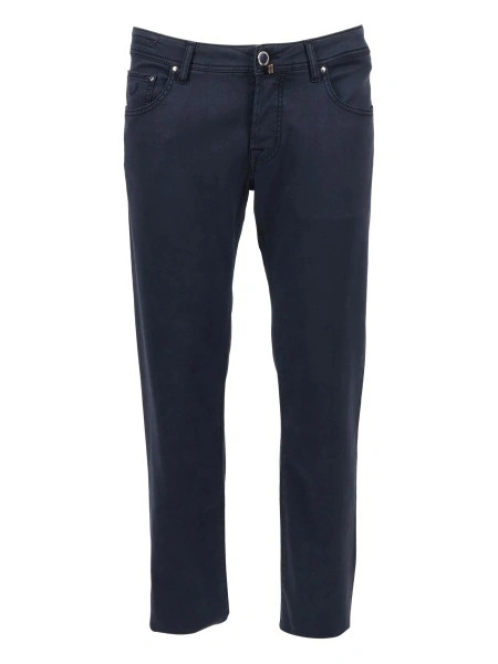 Pantaloni drepti Jacob Cohen albastri