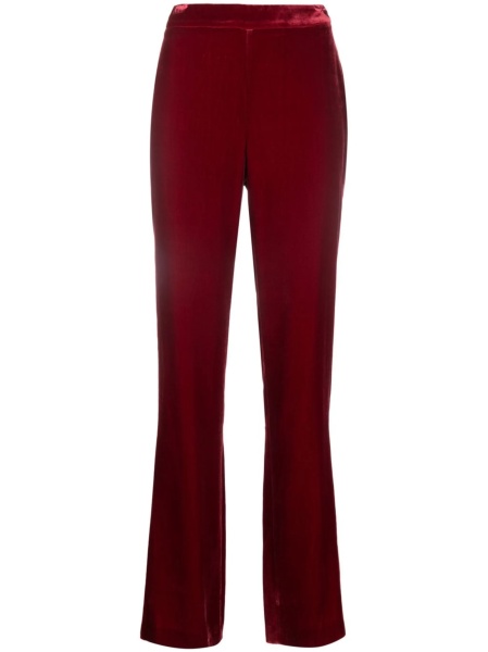 Pantaloni drepti LOVE Moschino rosii