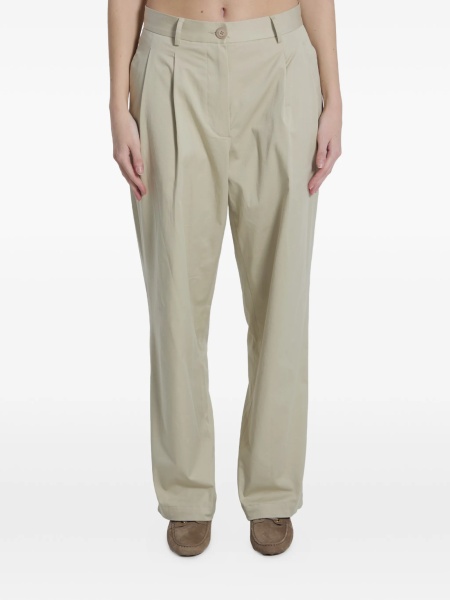 Pantaloni drepti The Frankie Shop neutri