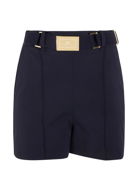 Pantaloni eleganti Elisabetta Franchi negri