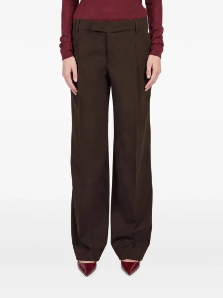 Pantaloni eleganti FEDERICA TOSI maro