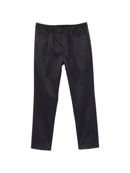 Pantaloni eleganti Herno albastri din polyester