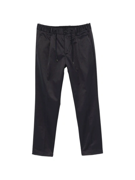 Pantaloni eleganti Herno albastri din polyester