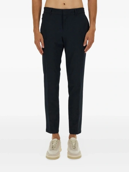 Pantaloni eleganti Hugo Boss albastri
