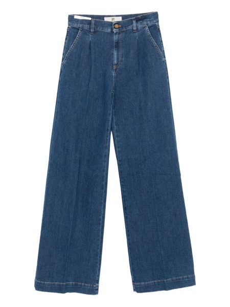 Pantaloni eleganti PT TORINO albastri