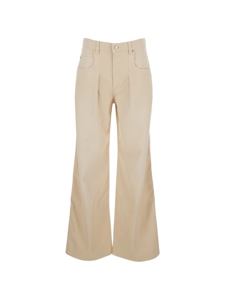 Pantaloni evazati Isabel Marant neutri