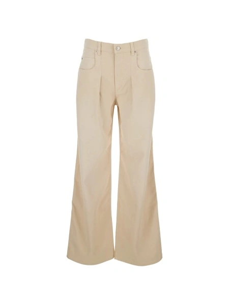 Pantaloni evazati Isabel Marant neutri