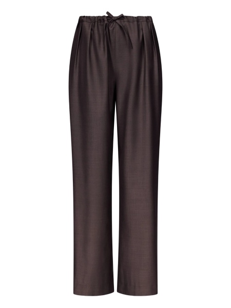 Pantaloni evazati LOULOU DE SAISON maro