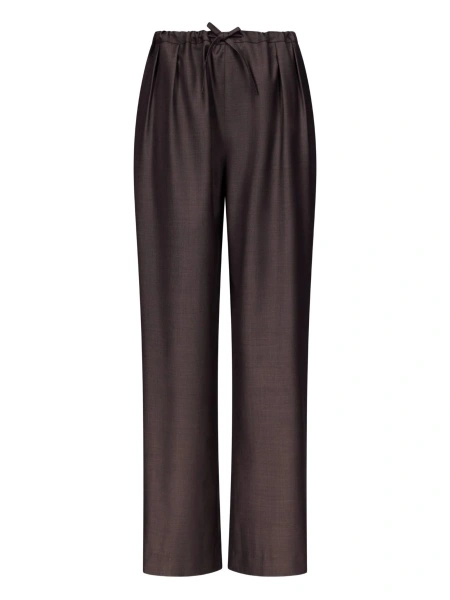 Pantaloni evazati LOULOU DE SAISON maro