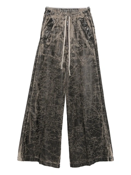 Pantaloni evazati Rick Owens negri