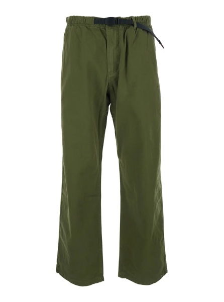 Pantaloni Green pants with elasticated waist in cotton man