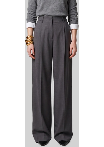 Pantaloni Light Stretch Canvas Pants In Anthracite
