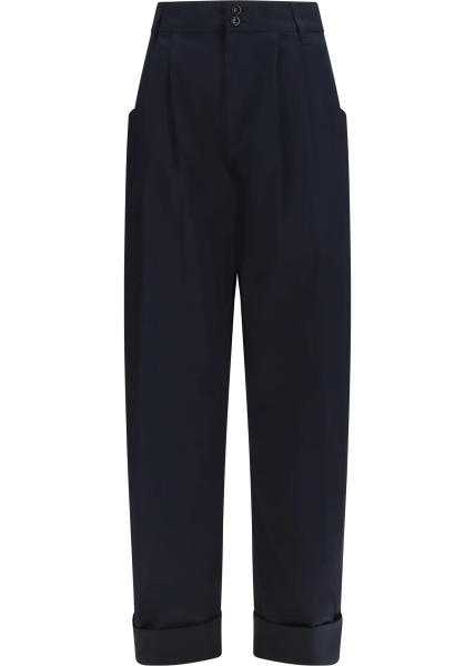 Pantaloni Lindsay Barrel Wide Pants gabardine