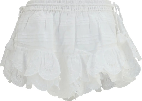 Pantaloni Puria Shorts with ruffles