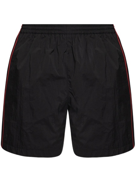 Pantaloni scurti Balenciaga track negri