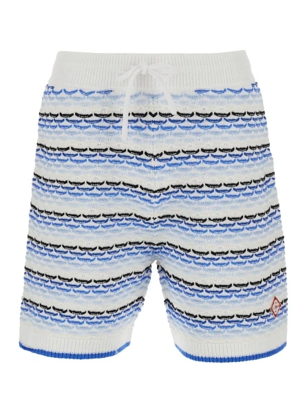 Pantaloni scurti Casablanca albastri din bumbac
