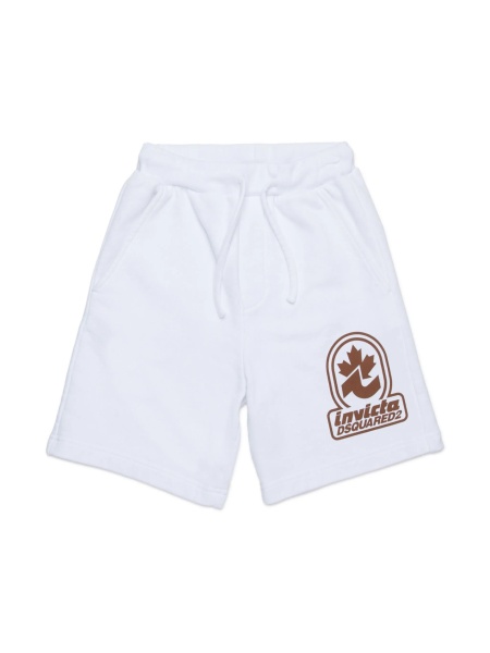 Pantaloni scurti DSQUARED2 albi