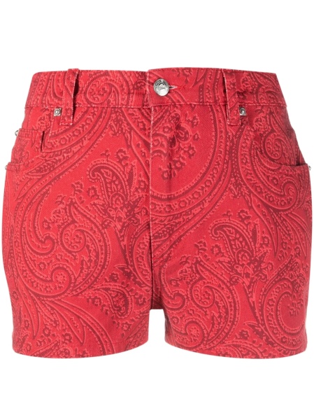 Pantaloni scurti ETRO rosii