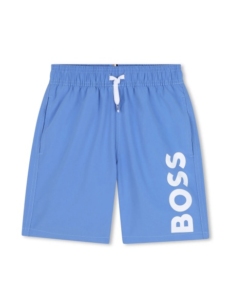 Pantaloni scurti Hugo Boss albastri