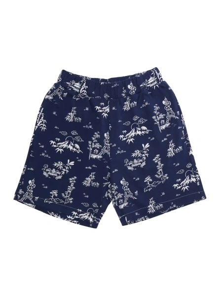 Pantaloni scurti Kenzo albastri din bumbac