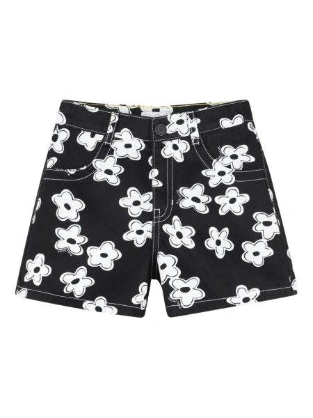 Pantaloni scurti Marc Jacobs negri din bumbac