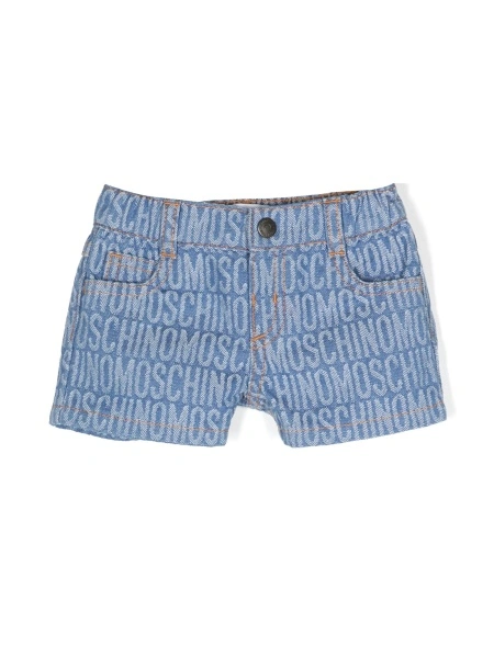 Pantaloni scurti Moschino albastri