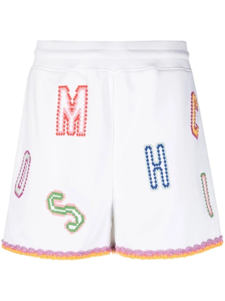 Pantaloni scurti Moschino albi