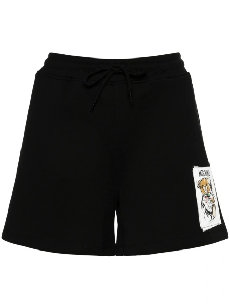 Pantaloni scurti Moschino negri