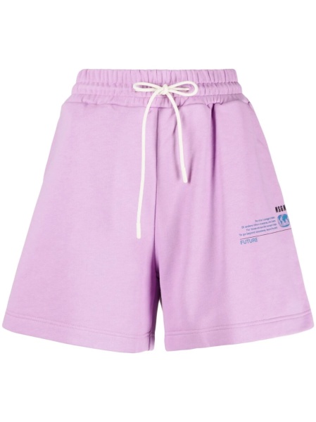 Pantaloni scurti MSGM violet