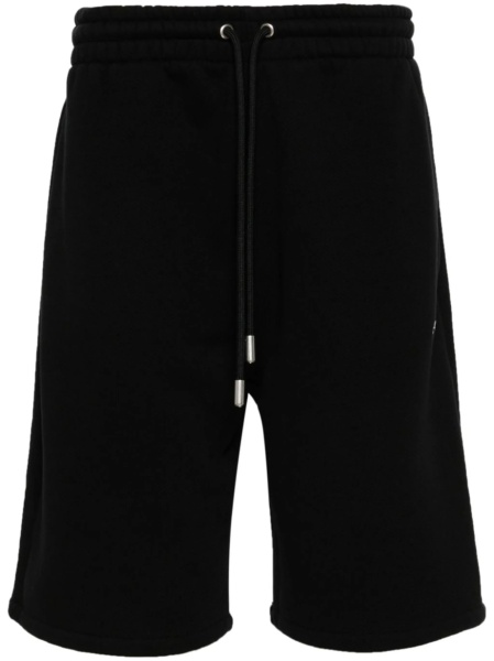 Pantaloni scurti Off-White negri din bumbac organic