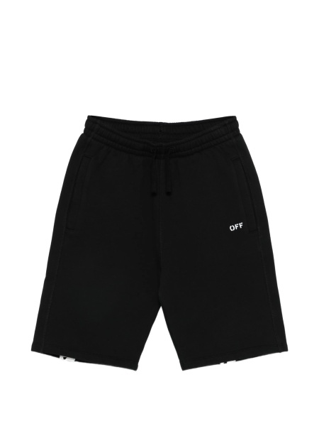 Pantaloni scurti Off-White negri